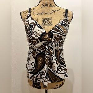 2bamboo Paisley Tankini Swim Top
